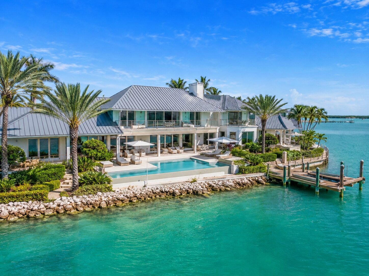 Full metal re-roof on an elevated stilt home in Islamorada · MM 82