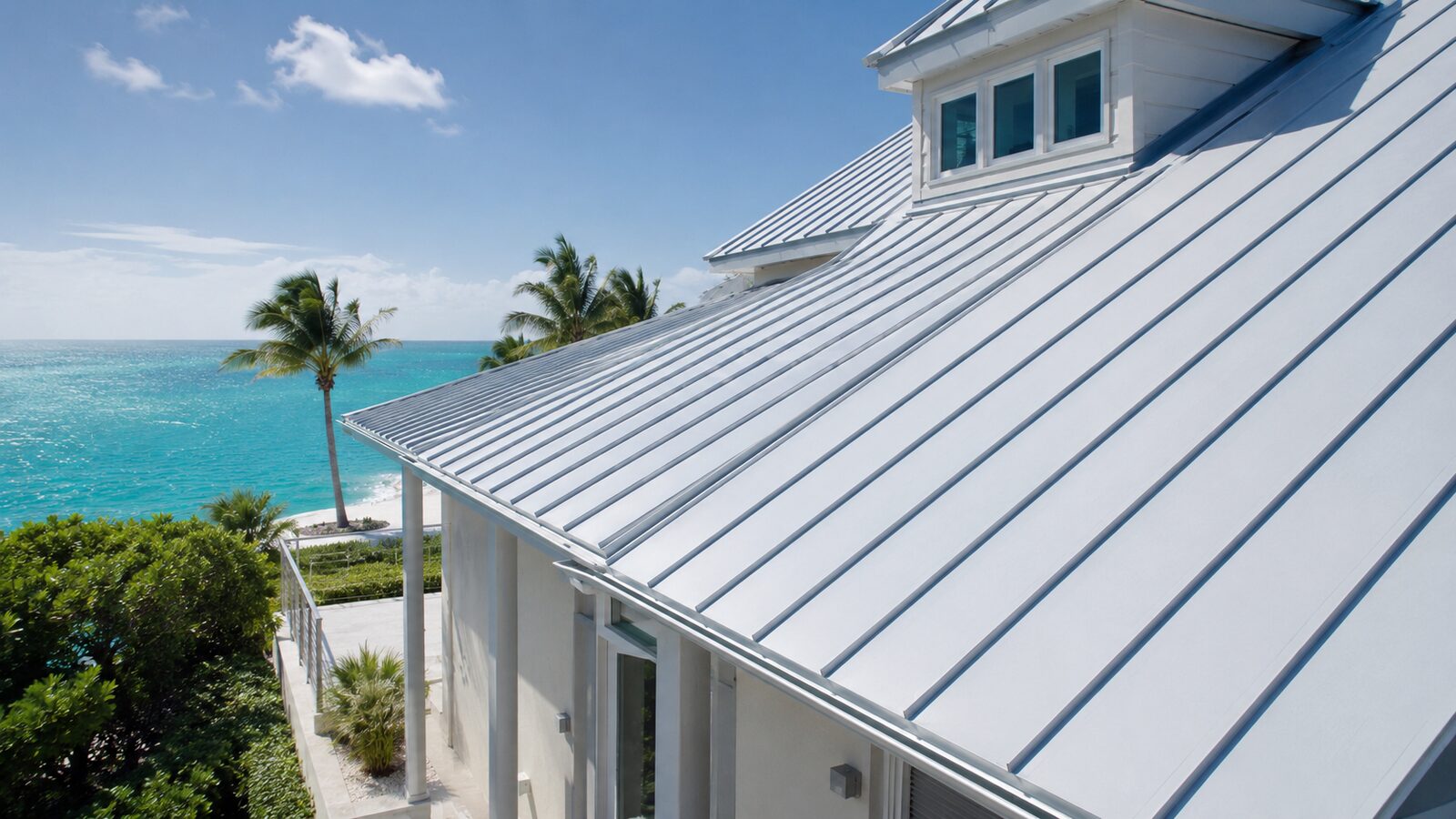 Aluminum marine-grade roofing in Key Largo, FL