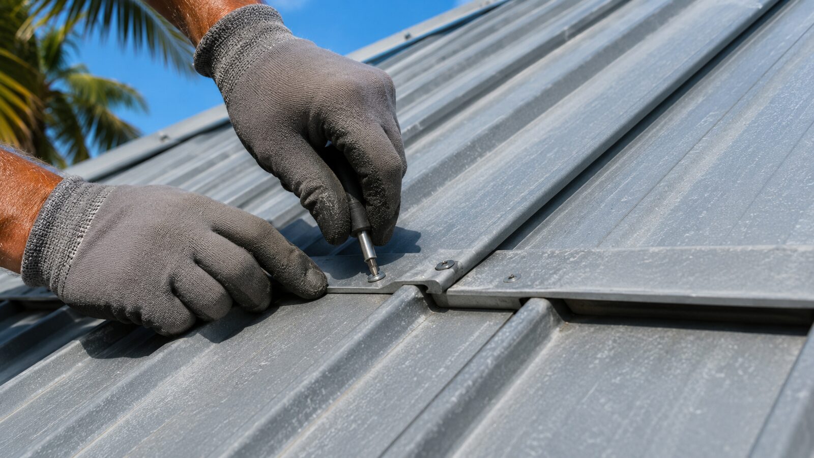 Metal roof repair in Key Largo, FL