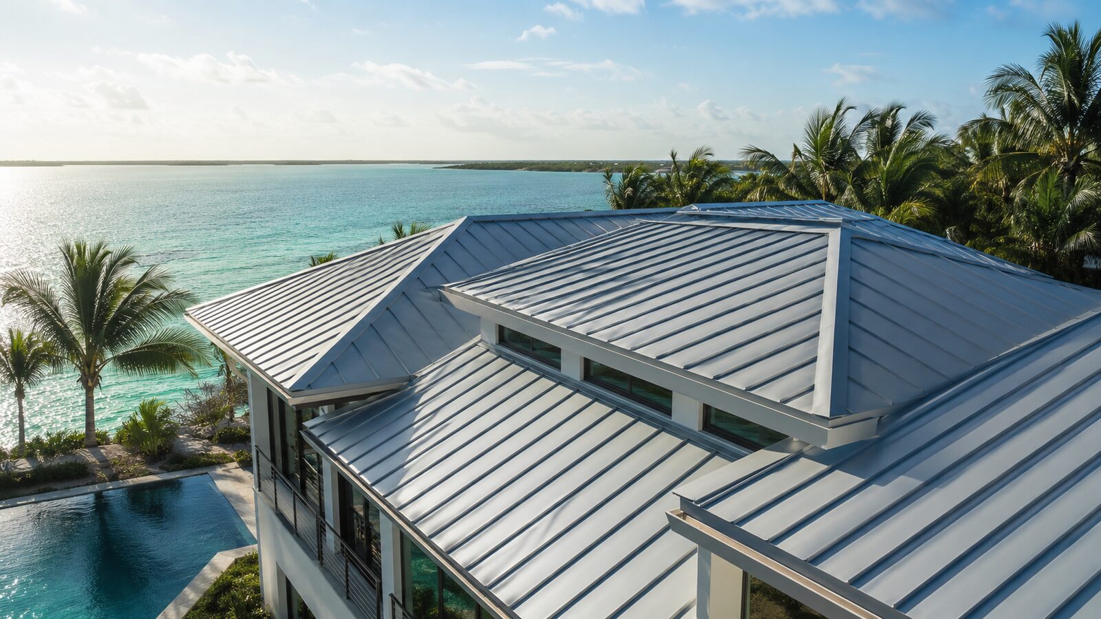 Standing seam metal roofing in Key Largo, FL